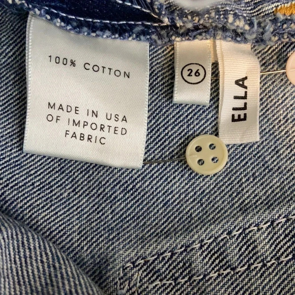 GRLFRND Ella Denim Wrap Skirt in Sugah Daddy - 26 - Picture 9 of 11